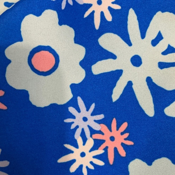 Cat & Jack Kids Swim Trunks with Blue Floral Design - Picture 4 of 5